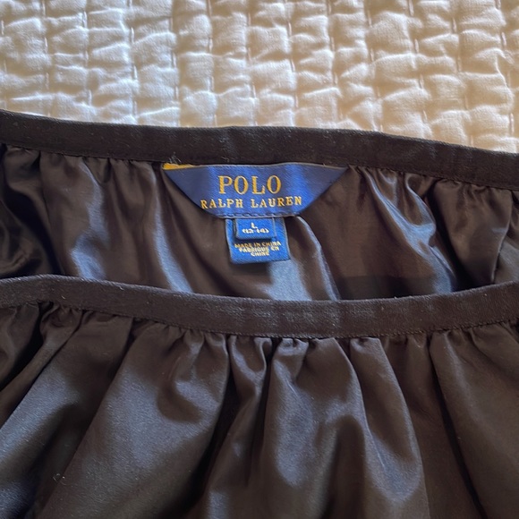 Polo Ralph Lauren black skirt girls size 12-14 years - Picture 2 of 7